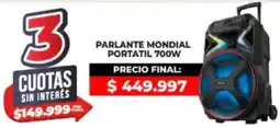 Supermayorista Vital Parlante mondial portatil oferta