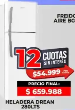 Supermayorista Vital Drean heladera oferta