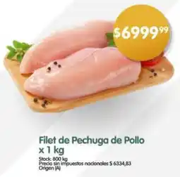 Supermercados Buenos Días Filet de pechuga de pollo oferta
