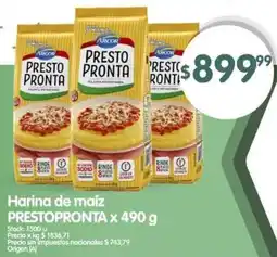 Supermercados Buenos Días Prestopronta harina de maíz oferta