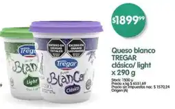 Supermercados Buenos Días Tregar queso blanco clásico/light oferta