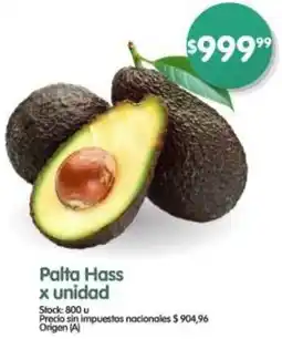 Supermercados Buenos Días Palta hass oferta