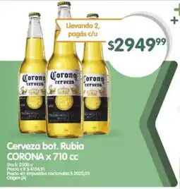 Supermercados Buenos Días Corona cerveza bot. rubia oferta