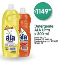 Supermercados Buenos Días Ala ultra detergente oferta
