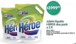 Supermercados Buenos Días Heroe jabón líquido doy pack oferta