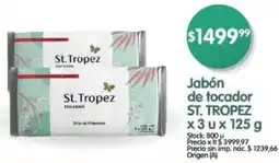 Supermercados Buenos Días St. tropez jabón de tocador oferta
