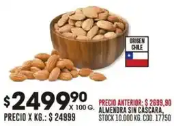 Coto Almendra sin cascara oferta