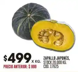Coto Zapallo japonés oferta