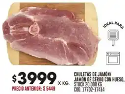 Coto Chuletas de jamón/ jamon de cerdo con hueso oferta