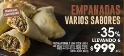 Coto Empanadas varios sabores oferta