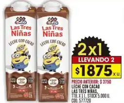 Coto Las Tres Niñas leche con cacao oferta