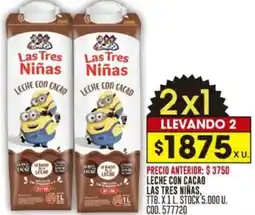 Coto Las tres niñas leche con cacao oferta