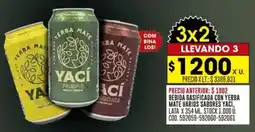Coto Yaci bebida gasificada con yerba mate varios sabores oferta