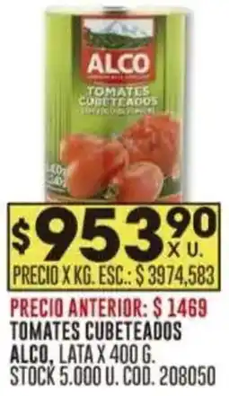 Coto Alco tomates cubeteados oferta