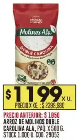 Coto Molinos ala arroz de molinos doble carolina oferta