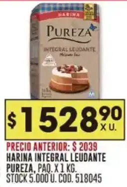 Coto Pureza harina integral leudante oferta