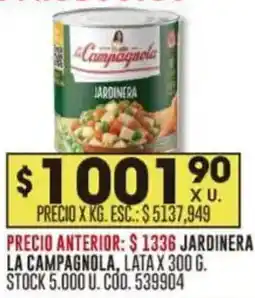 Coto La campagnola jardinera oferta