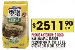 Coto Prestopronta harina maiz blanco oferta