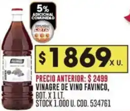 Coto Vinagre de vino favinco oferta