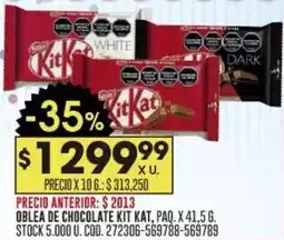 Coto Kit kat oblea de chocolate oferta