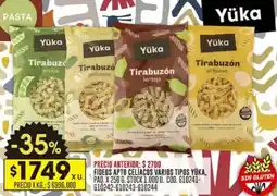 Coto Yüka fideos apto celíacos varios tipos oferta