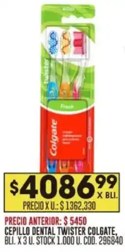Coto Colgate cepillo dental twister oferta