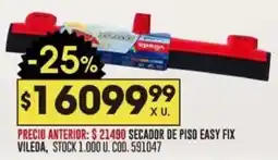 Coto Vileda secador de piso easy fix oferta