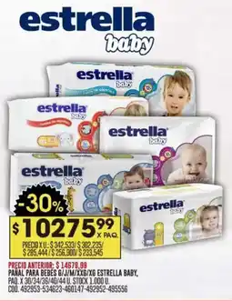 Coto Estrella baby pañal para bebes oferta