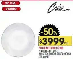 Coto Crisa plato playo frost oferta