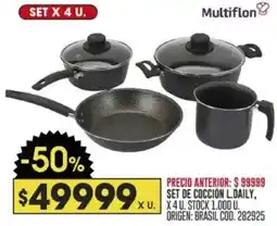 Coto Multiflon set de cocción l.daily oferta