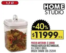Coto Home studio frasco acrílico rectangular oferta