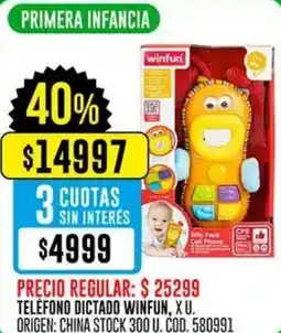 Coto Teléfono dictado winfun oferta