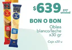 Nini Mayorista Bon o bon oblea blanco/leche oferta