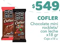 Nini Mayorista Cofler chocolate mini rocklets/ con leche oferta