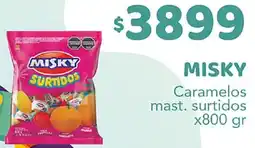 Nini Mayorista Misky caramelos mast. surtidos oferta