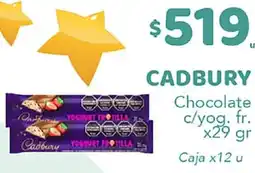 Nini Mayorista Cadbury chocolate c/yog. fr. oferta