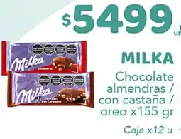 Nini Mayorista Milka chocolate almendras / con castaña / oreo oferta