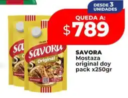 Supermayorista Vital Savora mostaza original doy pack oferta