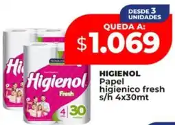 Supermayorista Vital Higienol papel higienico fresh oferta