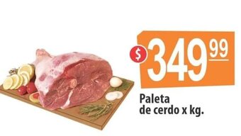 Autoservicio Capo Paleta de Cerdo x kg. oferta