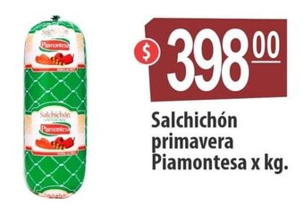 Autoservicio Capo Salchichón Primavera Piamontesa x kg. oferta