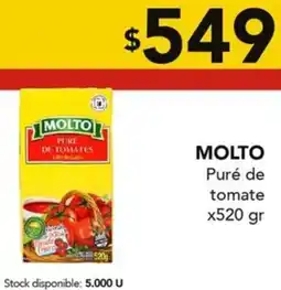 Nini Mayorista Molto puré de tomate oferta