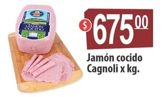 Autoservicio Capo Jamón Cocido Cagnoli x kg. oferta