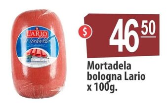 Autoservicio Capo Mortadela Bologna Lario x 100 g. oferta