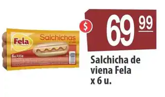 Autoservicio Capo Salchicha de Viena Fela x 6 u. oferta