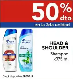 Nini Mayorista Head & shoulder shampoo oferta