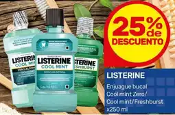 Nini Mayorista Listerine enjuague bucal cool mint zero/ cool mint/freshburst oferta