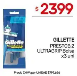 Nini Mayorista Gillette prestob.2 ultragrip bolsa oferta