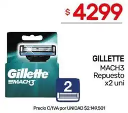 Nini Mayorista Gillette mach3 repuesto oferta