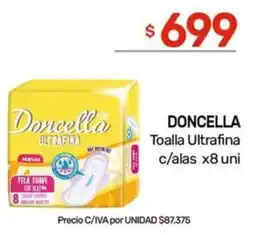 Nini Mayorista Doncella toalla ultrafina c/alas oferta